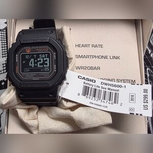 Casio G-Shock Black Smart Digital Timepiece - DWH5600